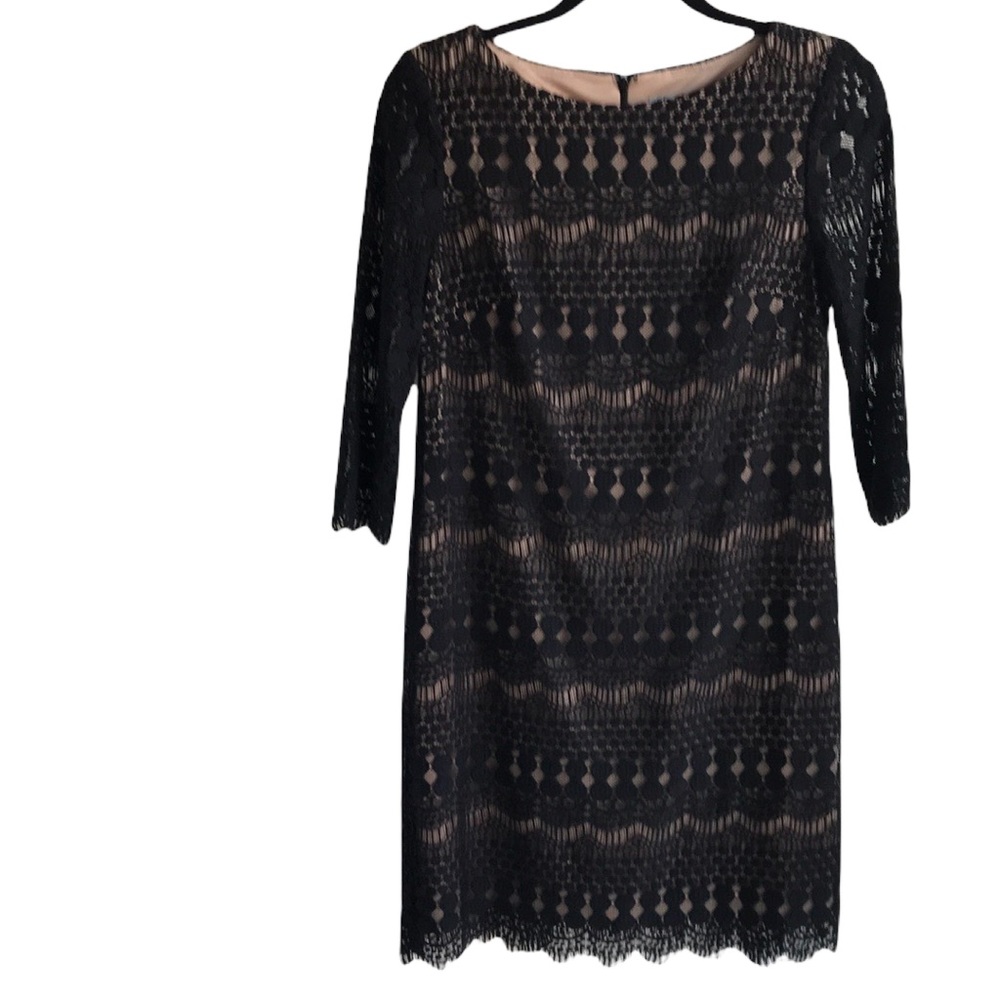 Eliza J. Black Lace Sheath dress